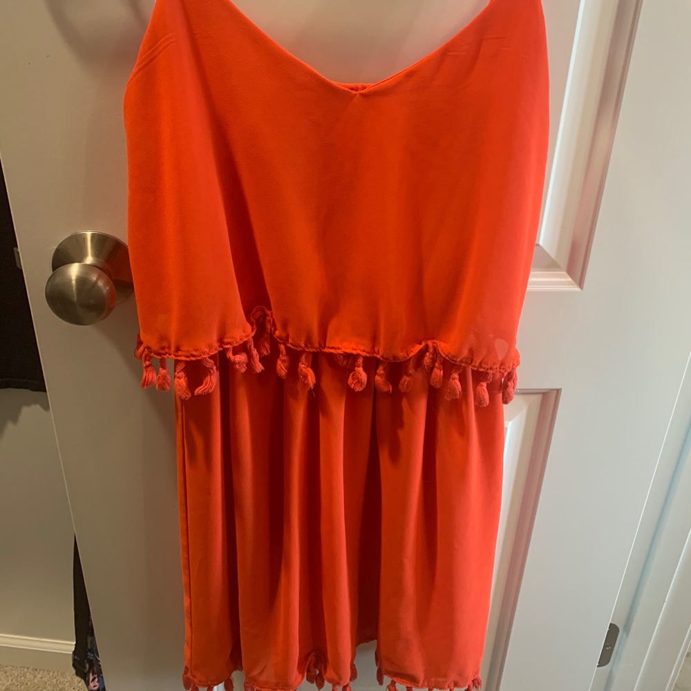 Target Tassel Tank Flowy Dress